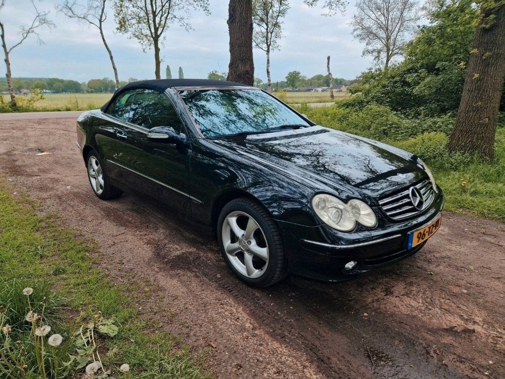 Mercedes-Benz CLK 320 Elegance Cabrio 2005, Automaat, Euro 5, Zwart, Cabriolet