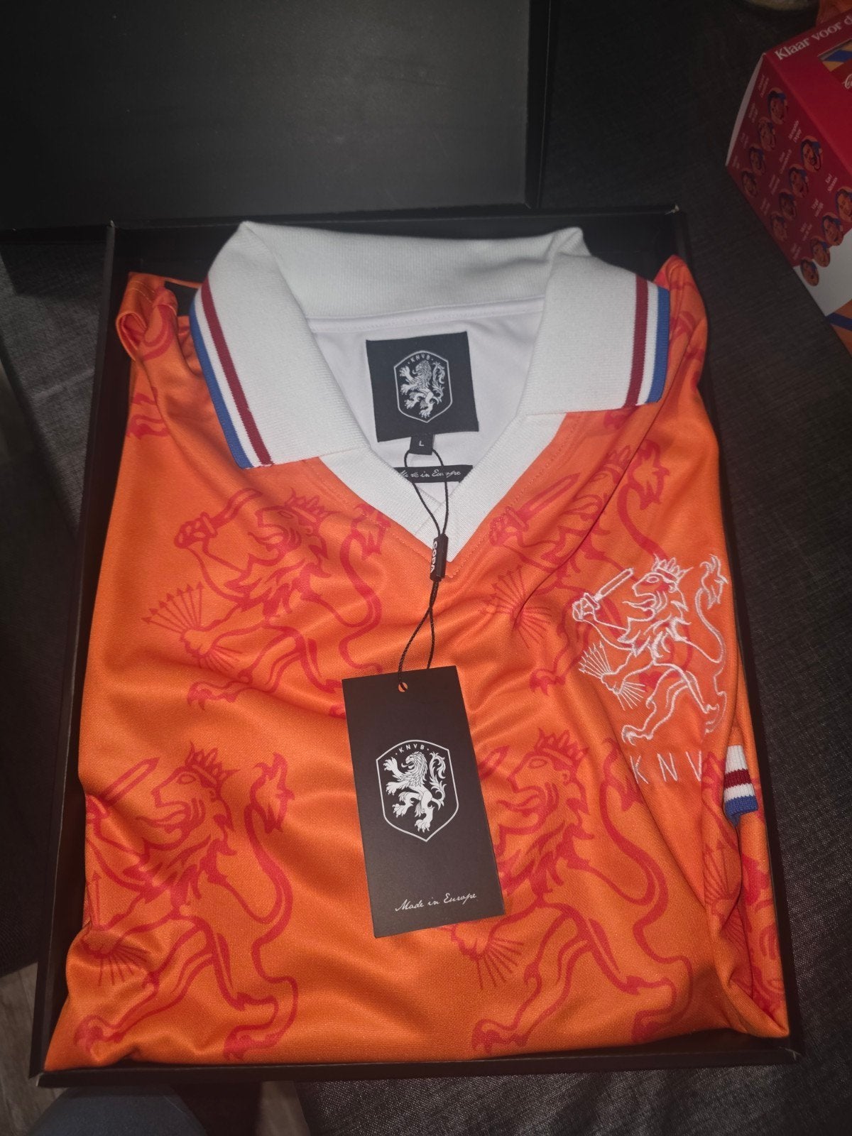 Officieel KNVB Copa T-shirt Oranje Leeuwen, Ophalen, Maat 52/54 (L), Nieuw, Oranje