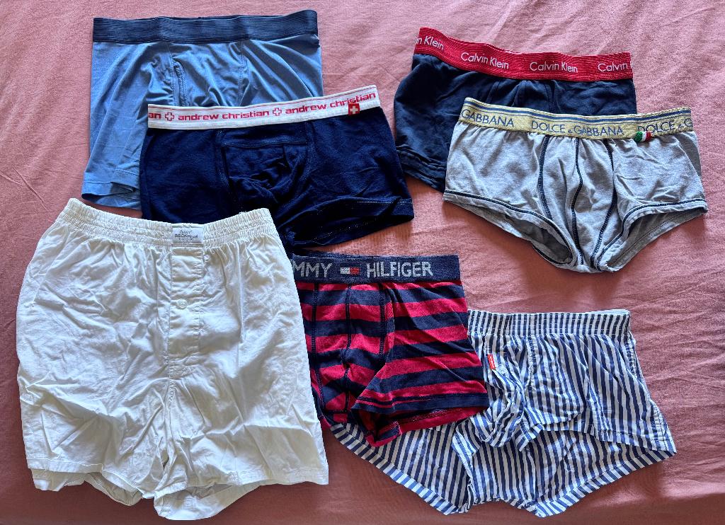 Ondergoed / underwear mix bag (7 stuks!), Verzenden, Zwart, Dolce & Gabbana, Boxer