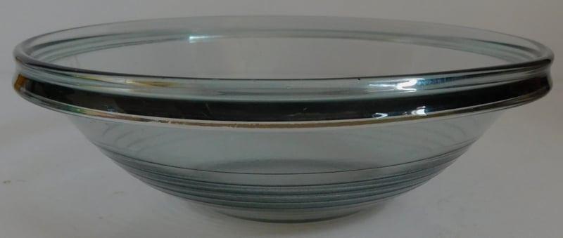 A.D Copier Persglazen "Primula" schaal, Huis en Inrichting, Keuken | Servies, Gebruikt, Schaal of Schalen, Overige stijlen, Glas