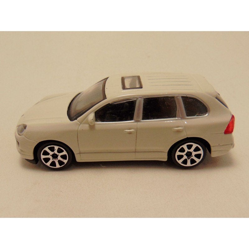 Porsche Cayenne Turbo Bburago Modelauto 1:43 Wit, Ophalen of Verzenden, Zo goed als nieuw, Auto