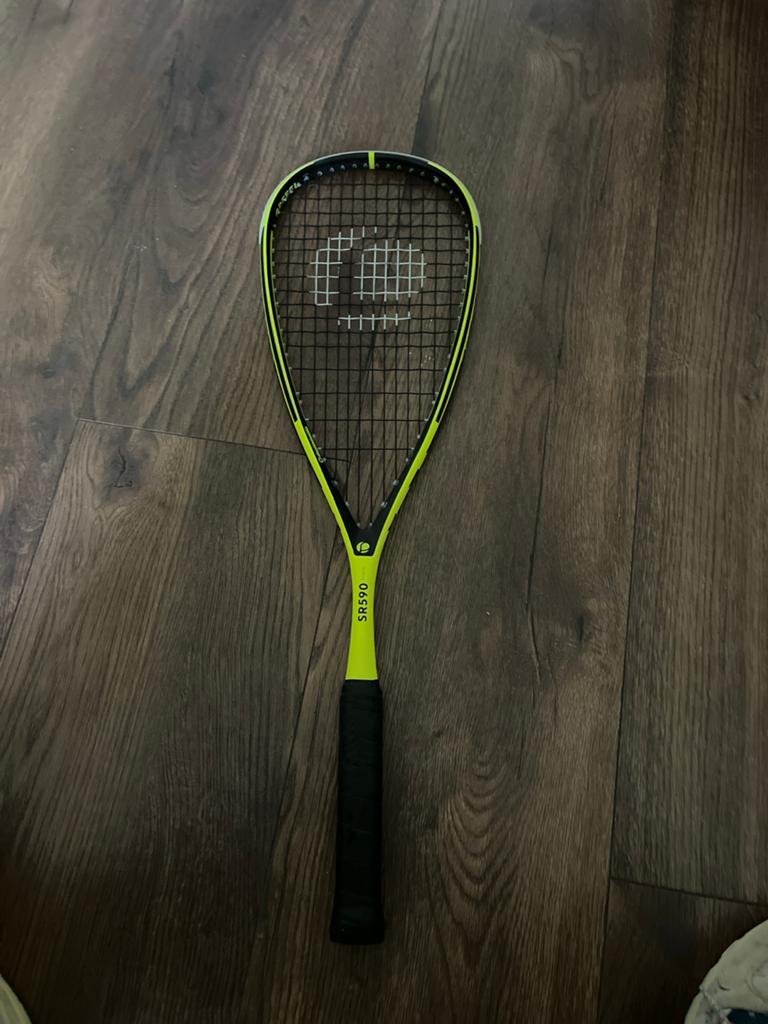 Squash racket 1x gebruikt, Sport en Fitness, Ophalen of Verzenden