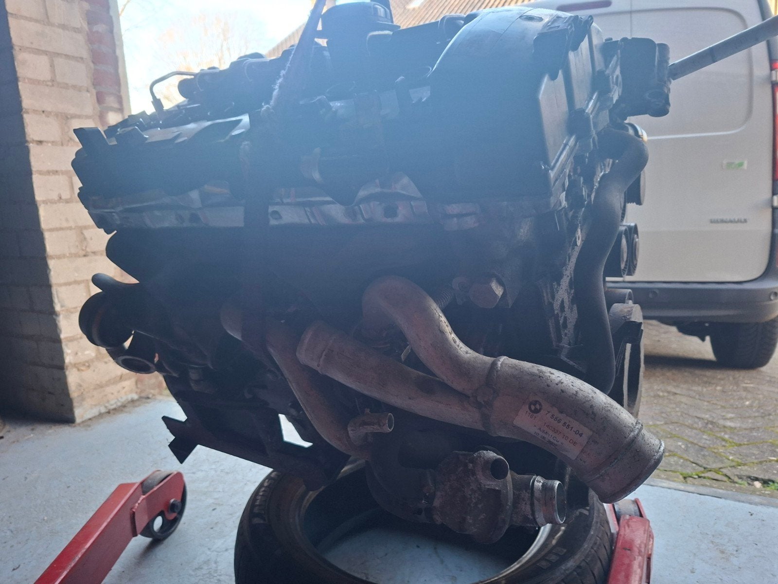 Bmw N54B30 motor en handbak, Auto-onderdelen, Ophalen, Gebruikt, BMW