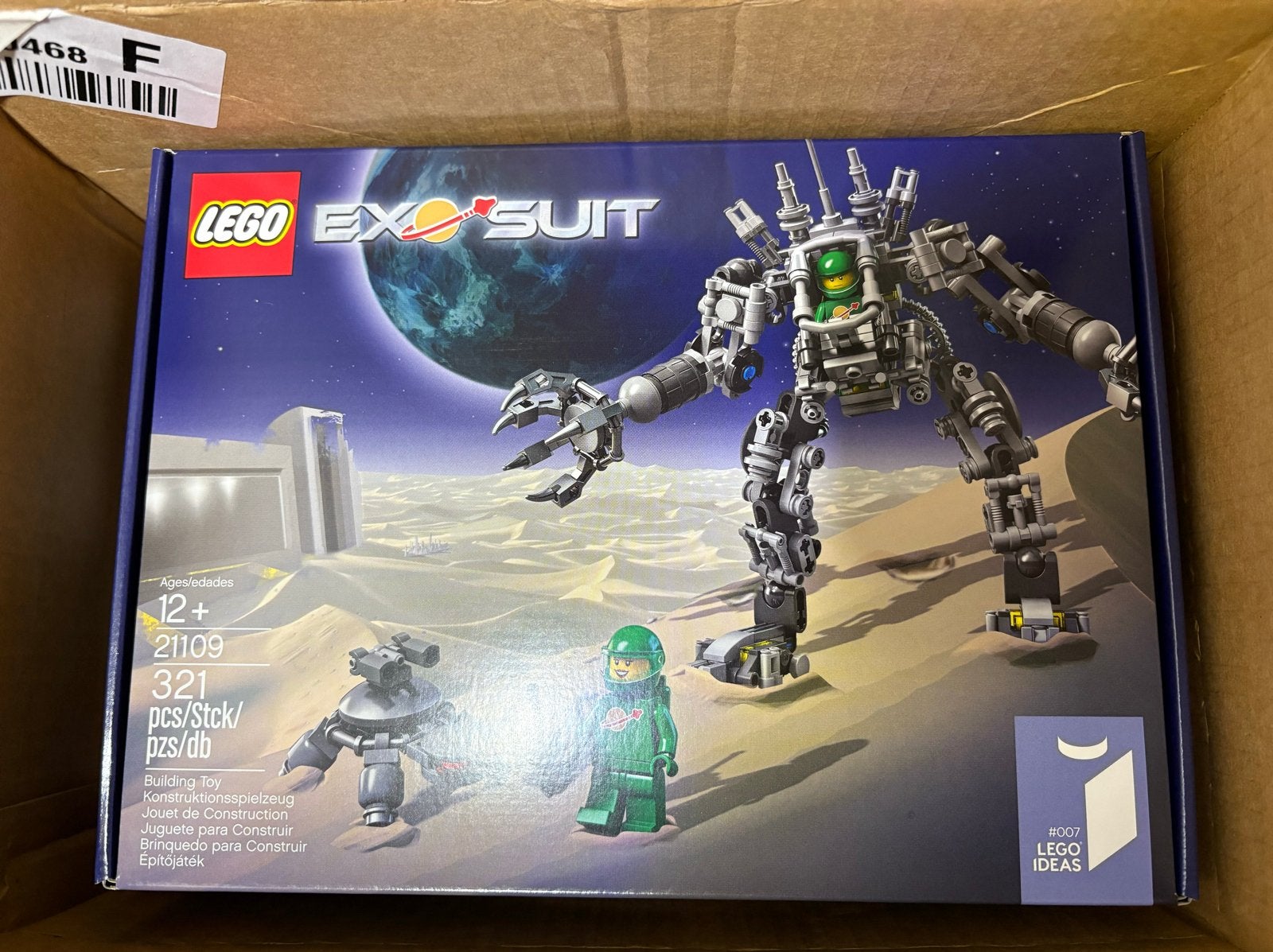 Lego Ideas 21109 Exo-Suit - Nieuw in doos, Lego, Nieuw, Ophalen of Verzenden, Ideas