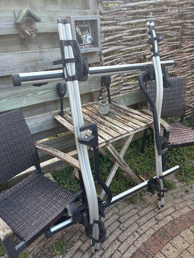 fietsendrager Thule, Ophalen, Gebruikt, Brede banden, Dakdrager