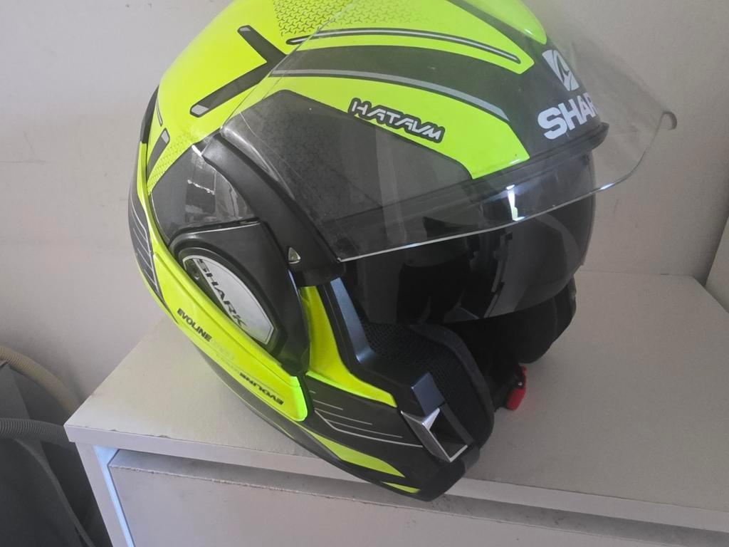 Shark evoline series 3 M, Motoren, Ophalen of Verzenden, Tweedehands, Integraalhelm, Shark