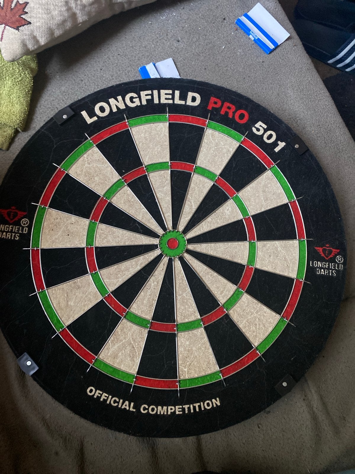 Longfield Pro 501 Dartbord - Official Competition, Sport en Fitness, Ophalen of Verzenden, Nieuw, Dartbord