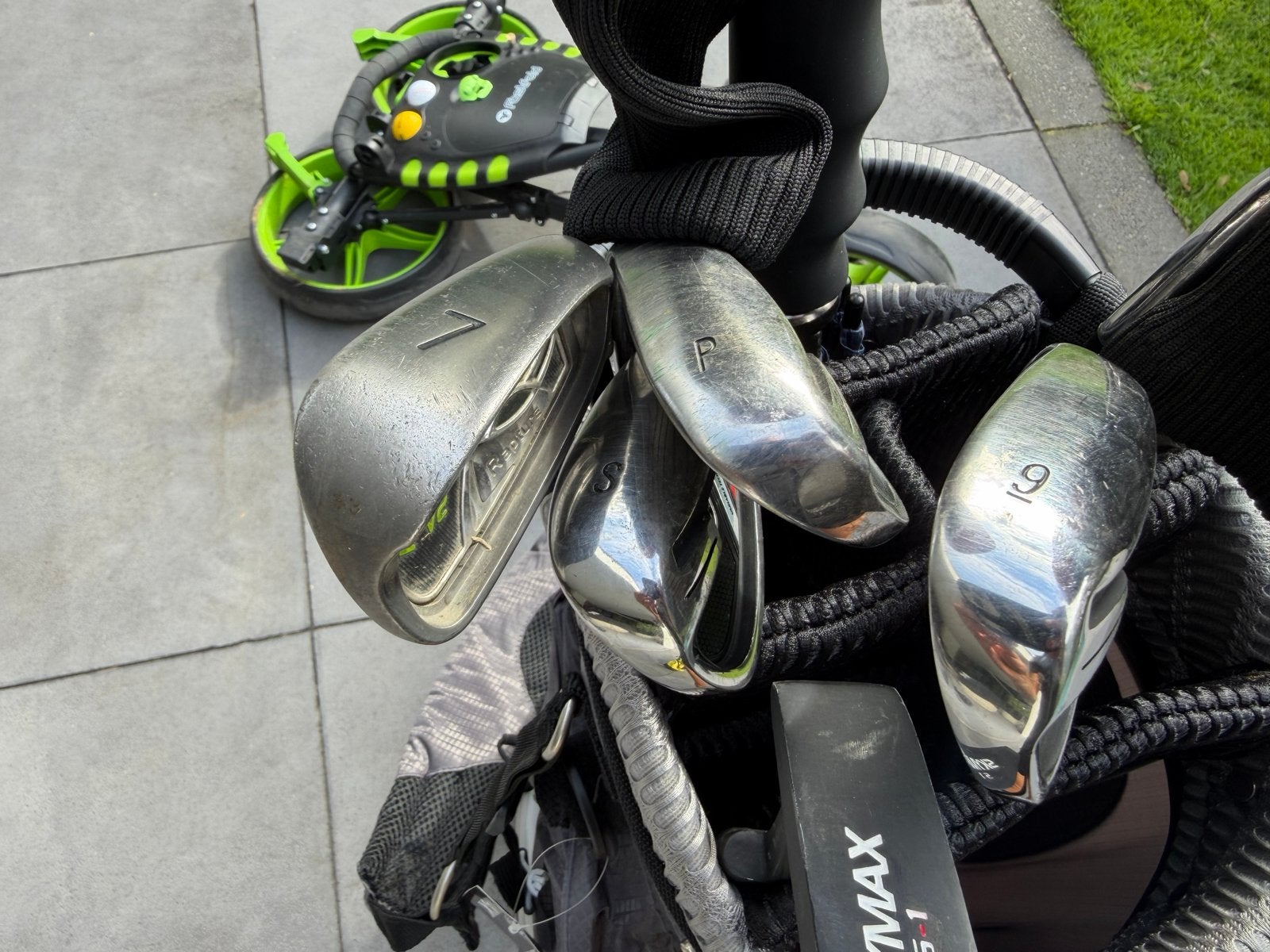 Foto 6 van Complete golfset met tas en trolley - Skymaster