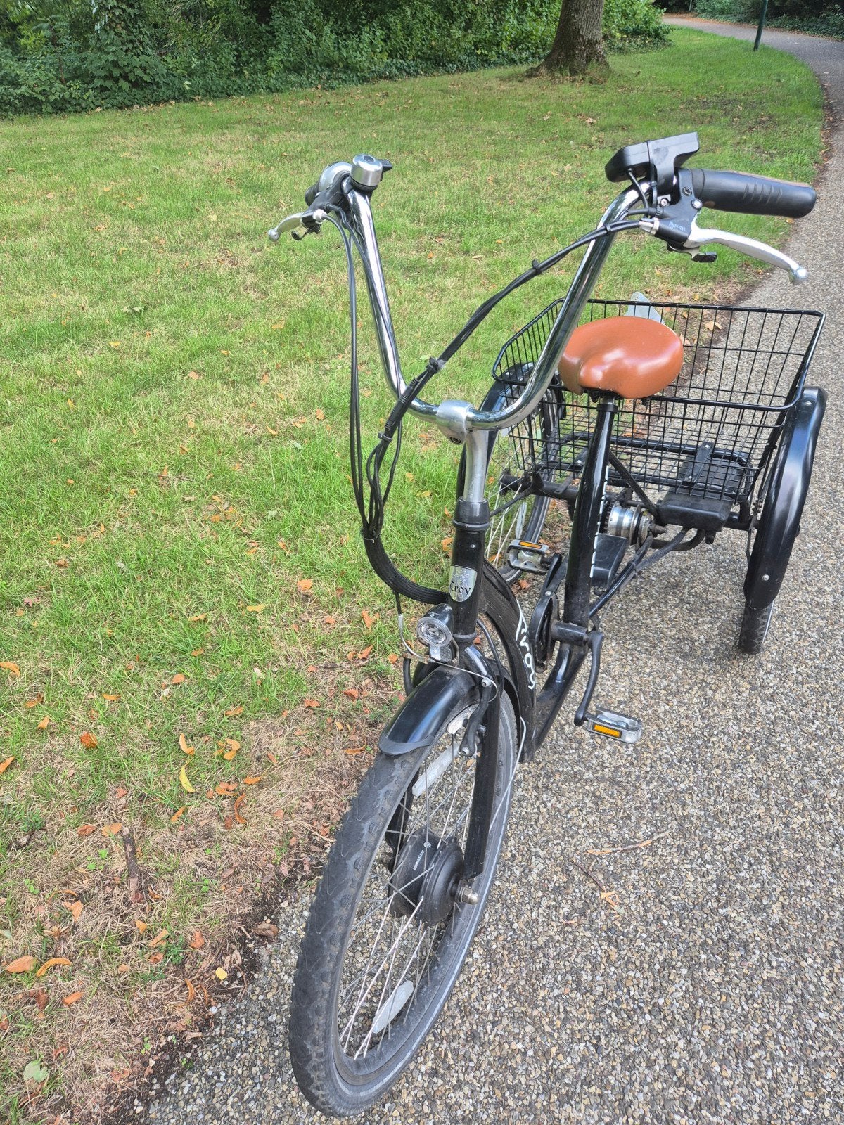 Elektrische driewieler. Troy Easyride Nexus 7 zwart, Ophalen, Gebruikt, Velgrem, Troy Easyride