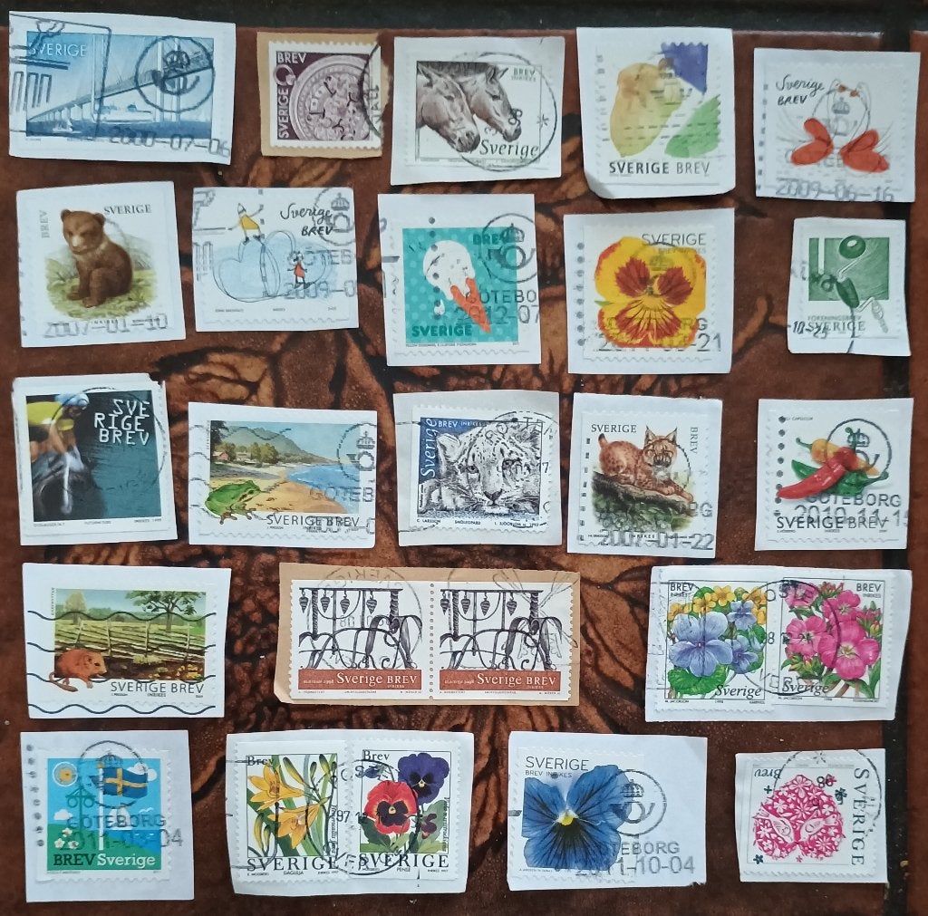 Zweden (2), Verzenden, Zweden, Gestempeld