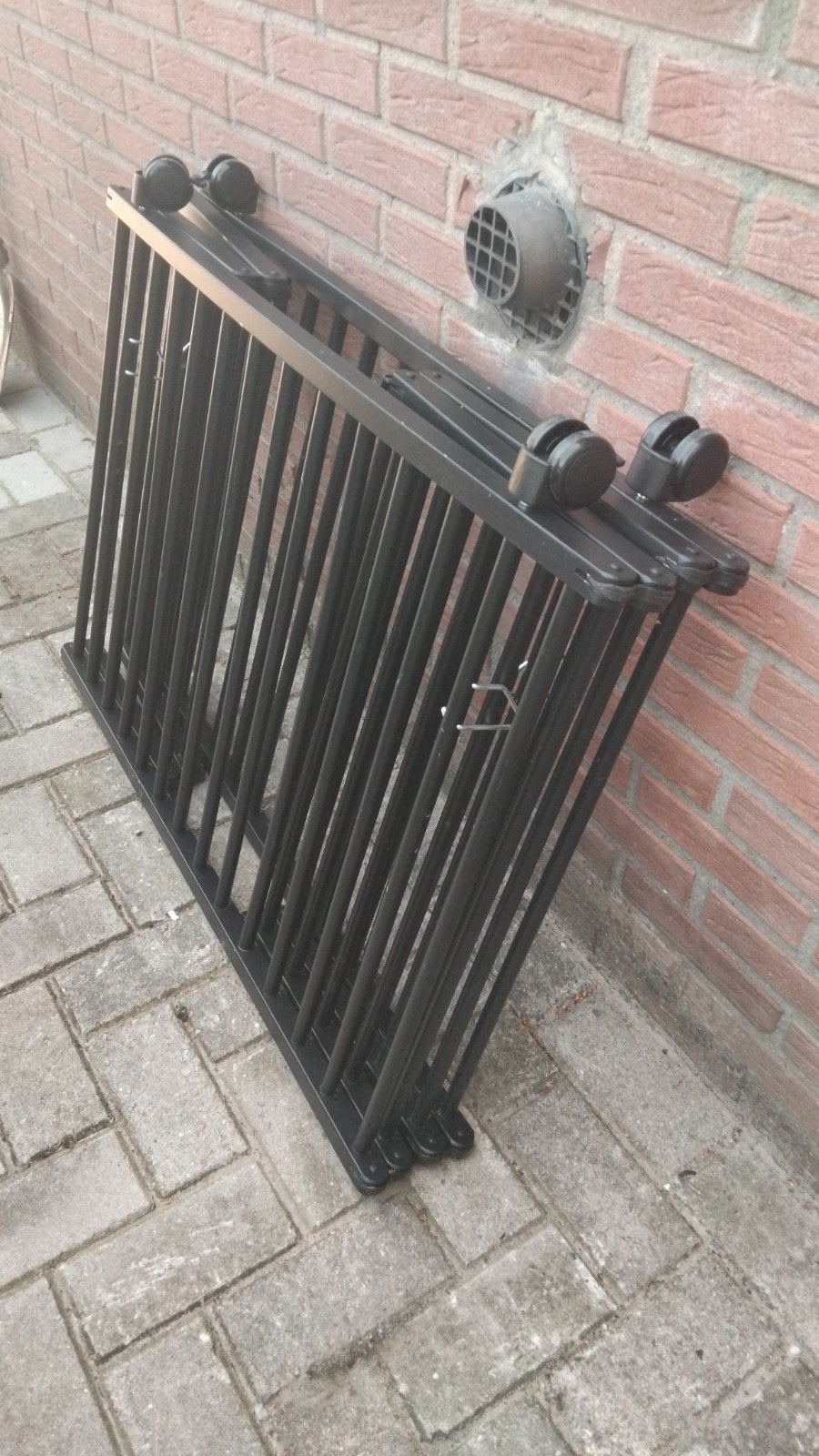 Opvouwbare box met wieltjes en matrasje, Kinderen en Baby's, Boxen, Gebruikt, Rechthoekig, Wieltjes, Ophalen