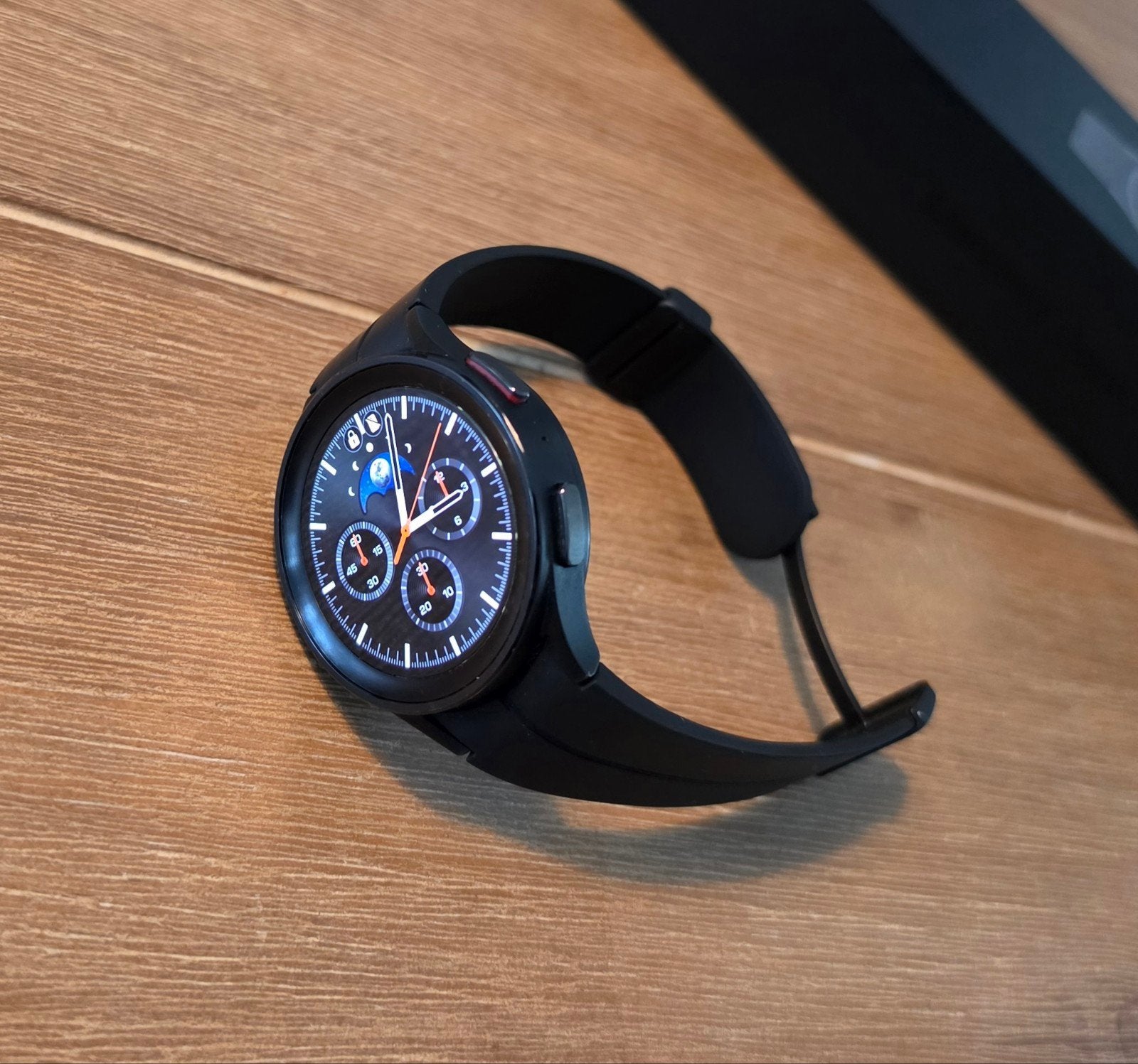 Samsung Galaxy Watch 5 Pro LTE 45mm, Zwart, Ophalen of Verzenden, Zo goed als nieuw, Samsung