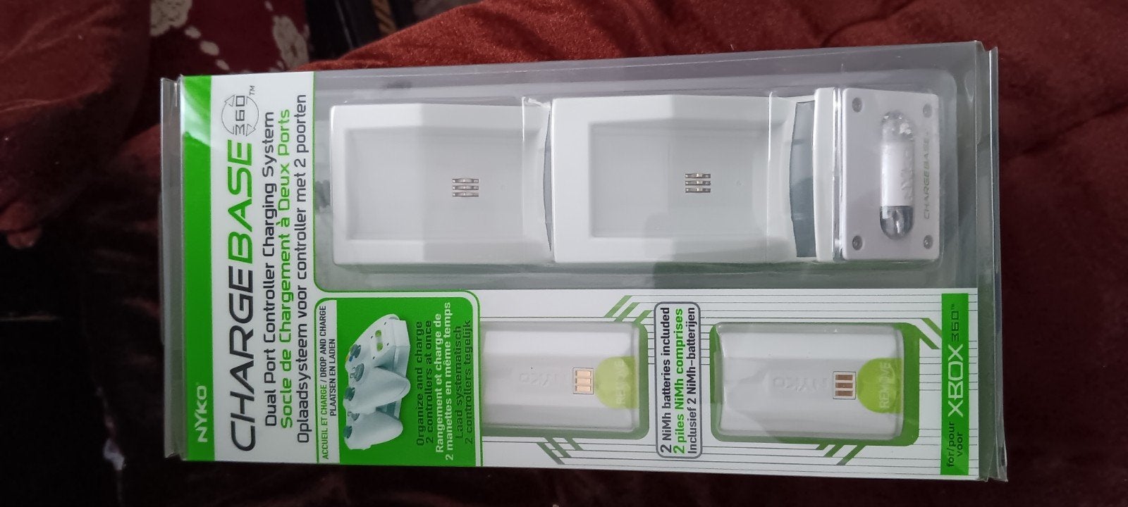 Nyko Charge Base Dual Port Oplaadstation Xbox 360, Spelcomputers en Games, Spelcomputers | Xbox | Accessoires, Ophalen of Verzenden