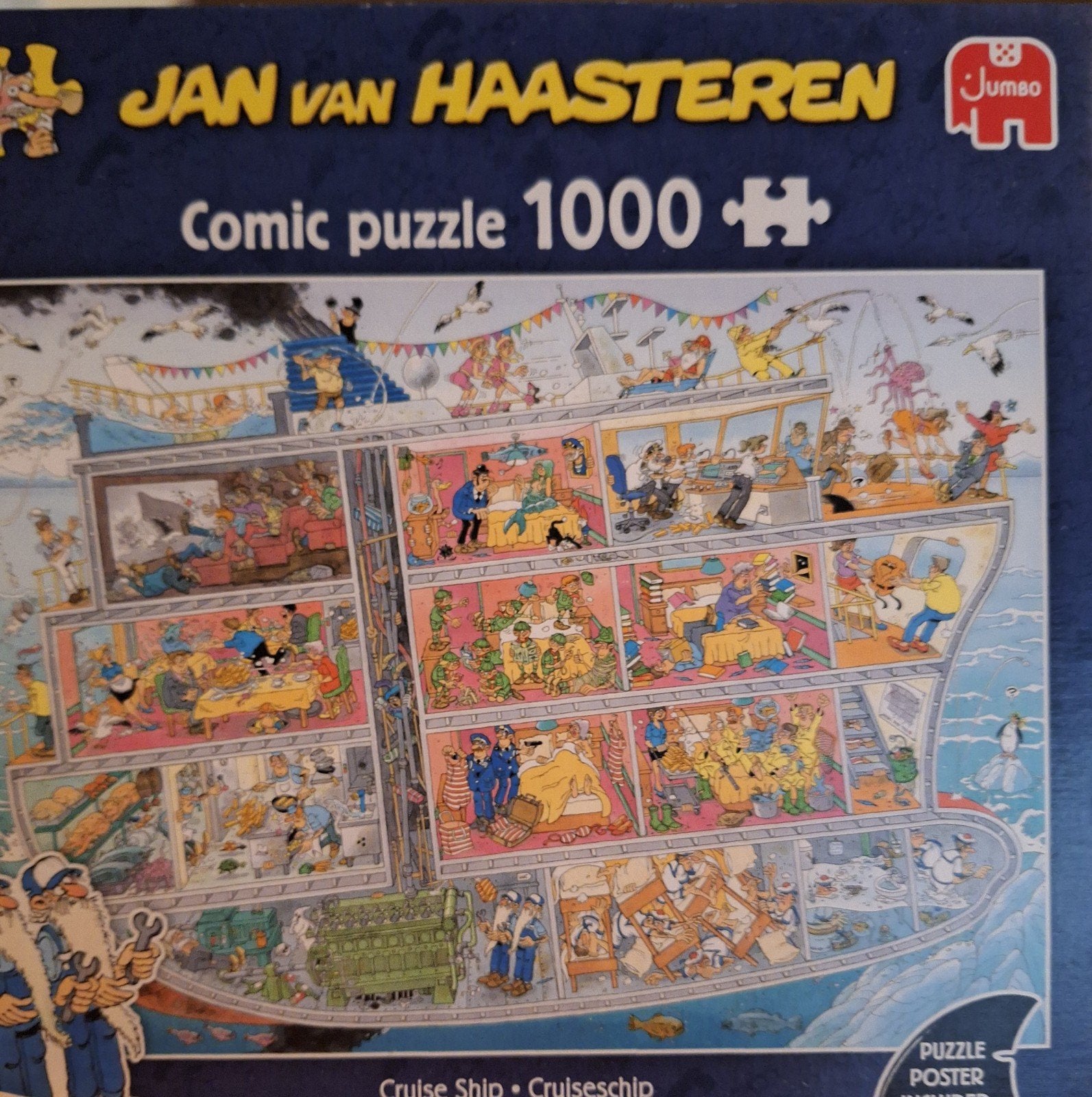 Jan van haasteren puzzel 1000 stukjes, Ophalen of Verzenden, 500 t/m 1500 stukjes, Zo goed als nieuw