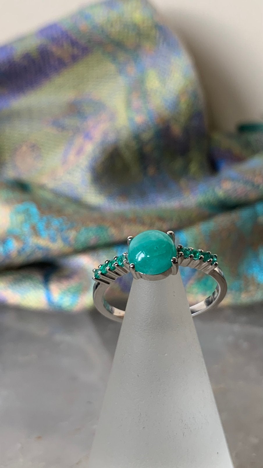 Smaragd vreugde geluk intuïtie beschermt aura liefde uniek, Sieraden, Tassen en Uiterlijk, Ringen, Magnolia11, Nieuw, Ophalen of Verzenden