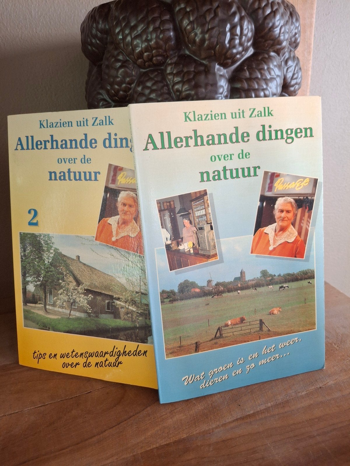 2 boekjes Klazien uit Zalk: Allerhande dingen over de natuur, Ophalen of Verzenden, Zo goed als nieuw, Natuur algemeen, Klazien uit Zalk