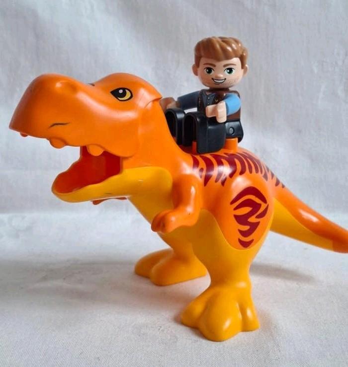 Duplo Dinosaurus Dino uit set 10880, Ophalen of Verzenden, Zo goed als nieuw, Duplo