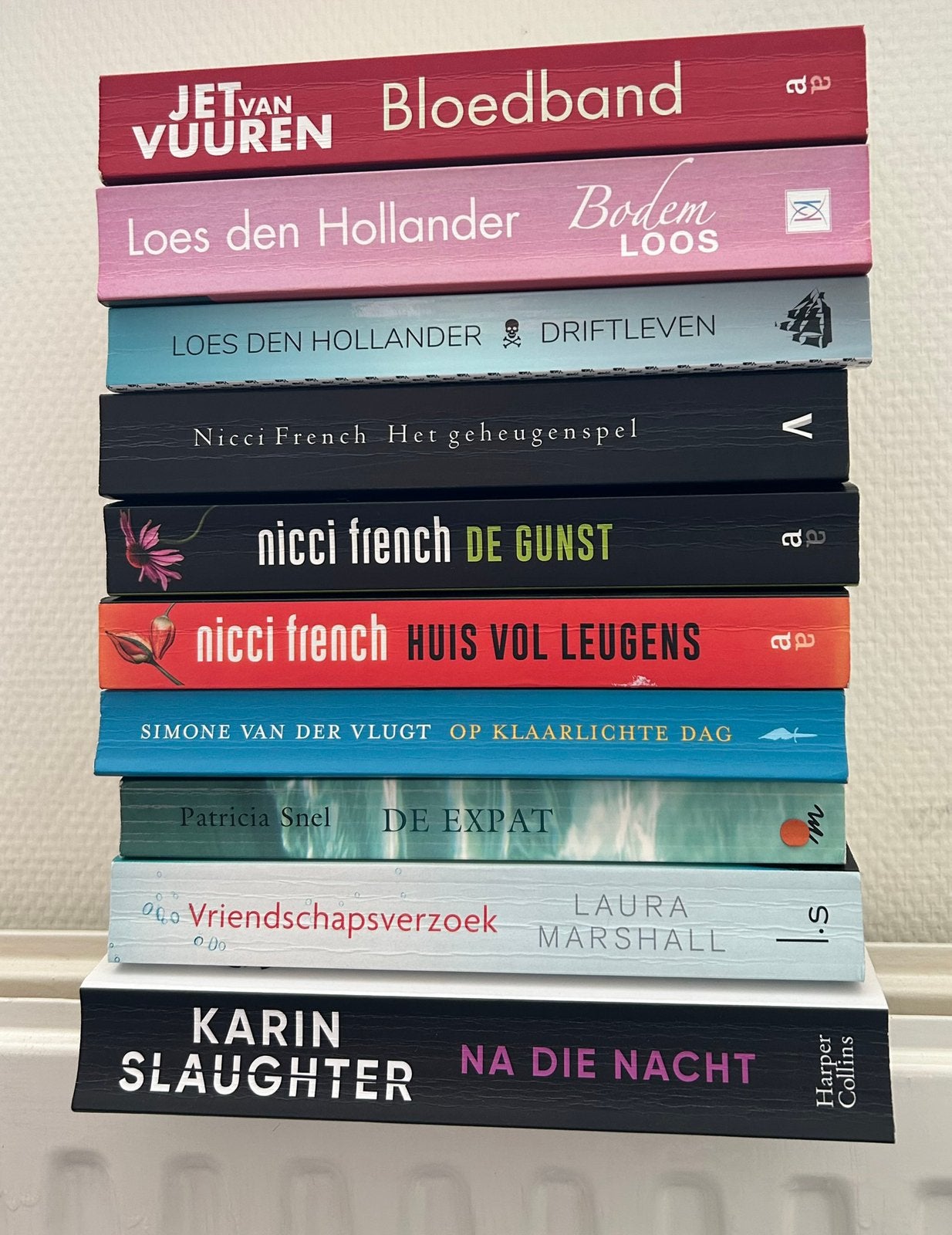 Diverse thrillers, Ophalen, Gelezen