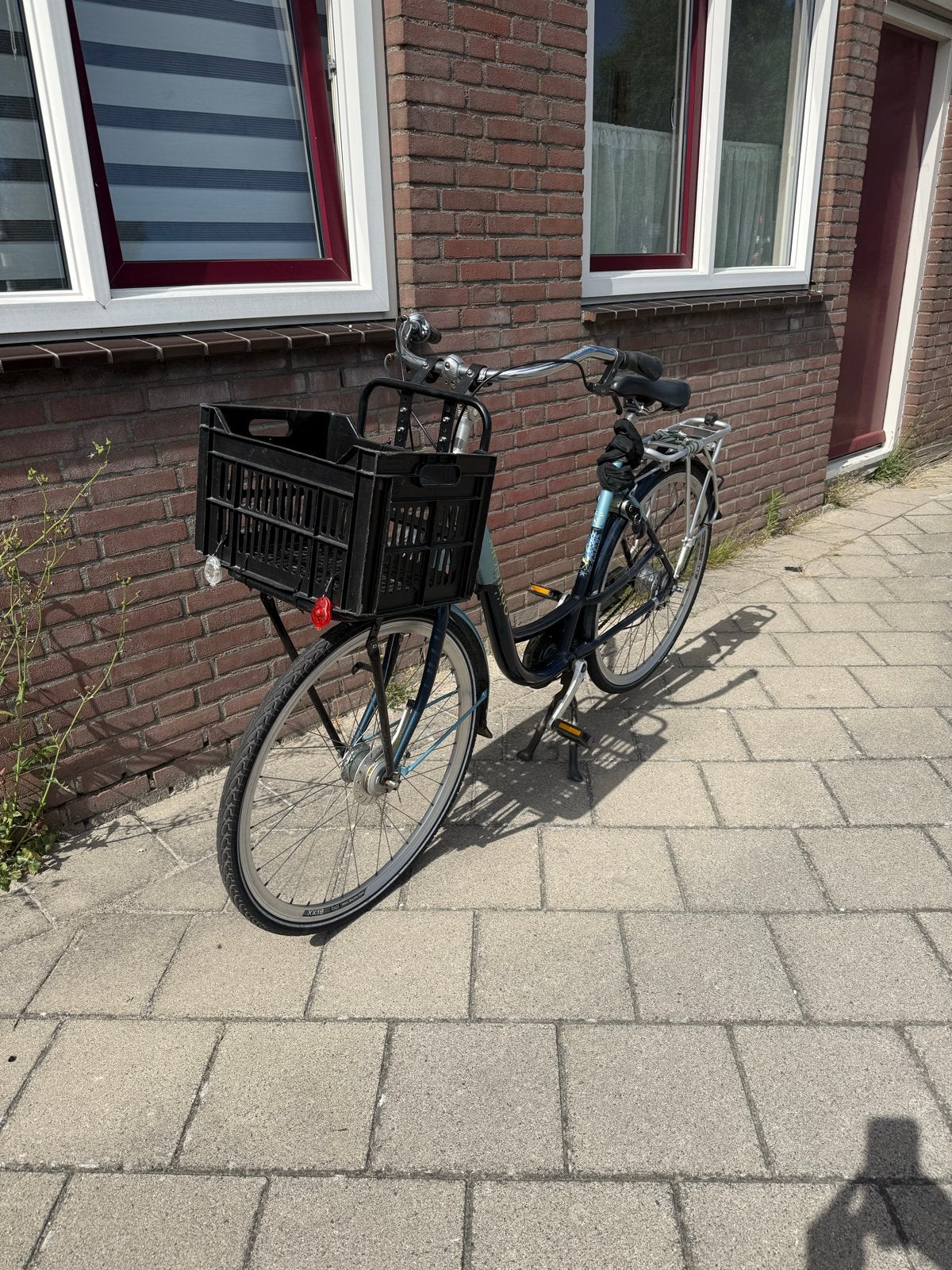 Montego damesfiets met 6 versnellingen en mand, Fietsen en Brommers, Fietsen | Dames | Damesfietsen, Gebruikt, Velgrem, Versnellingen