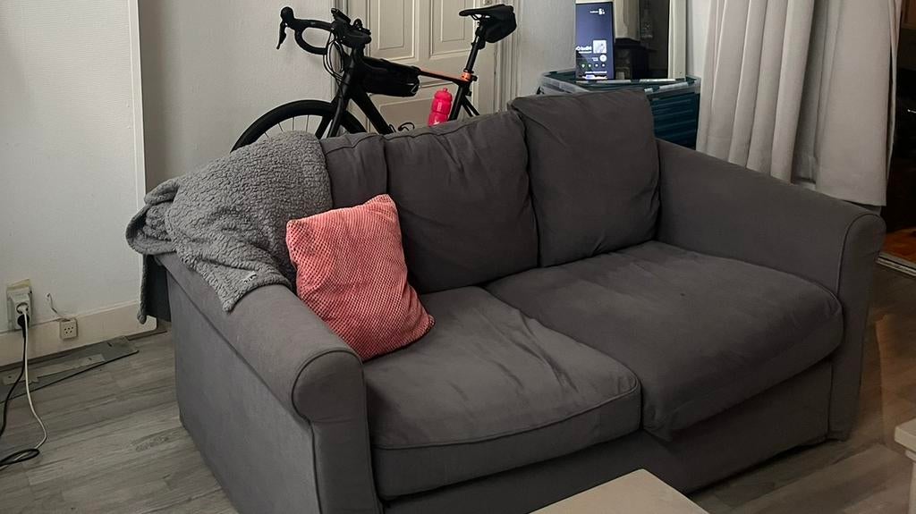 2 persoonsbank, Ophalen, Gebruikt, Tweepersoons, Rechte bank