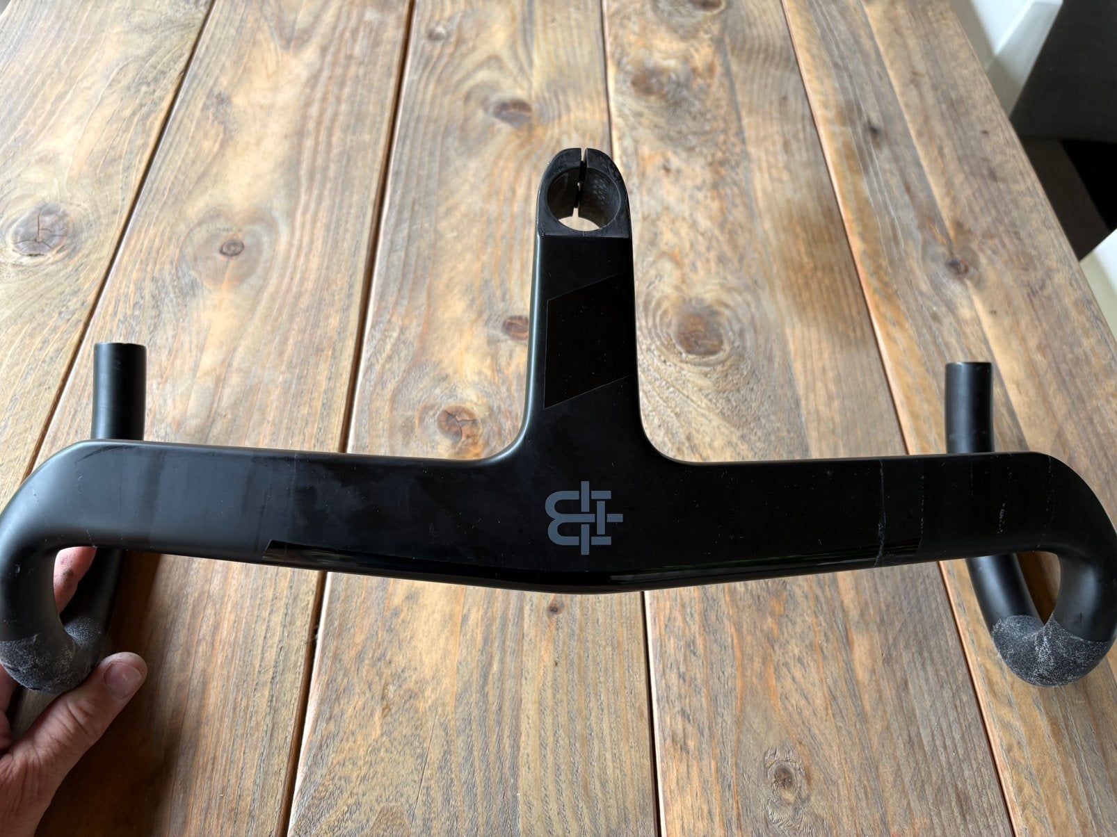 Black Inc Integrated Aero Barstem AB02 – Carbon 420 / 110 mm, Stalbergweg, Gebruikt, Black inc., Stuur