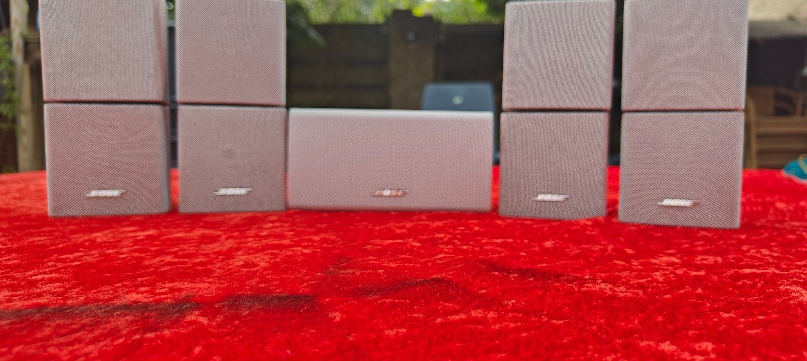 Bose set Dual luidsprekers 5x met luidsprekerkabels, Audio, Tv en Foto, Overige merken, 70 watt of meer, Ophalen of Verzenden