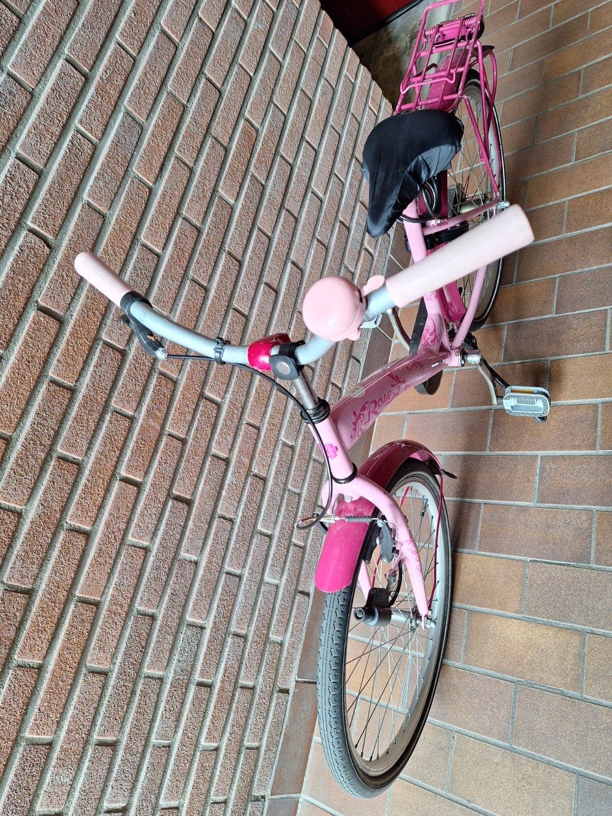 Roze kinderfiets 24 inch - Rose, Ophalen, Terugtraprem, Rose, Handrem