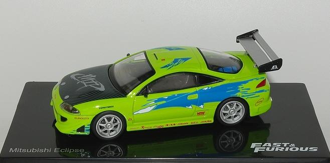 Mitsubishi Eclipse '95 schaal 1/43 FAST & FURIOUS ALTAYA # 4, Verzenden, Nieuw, Auto, Overige merken