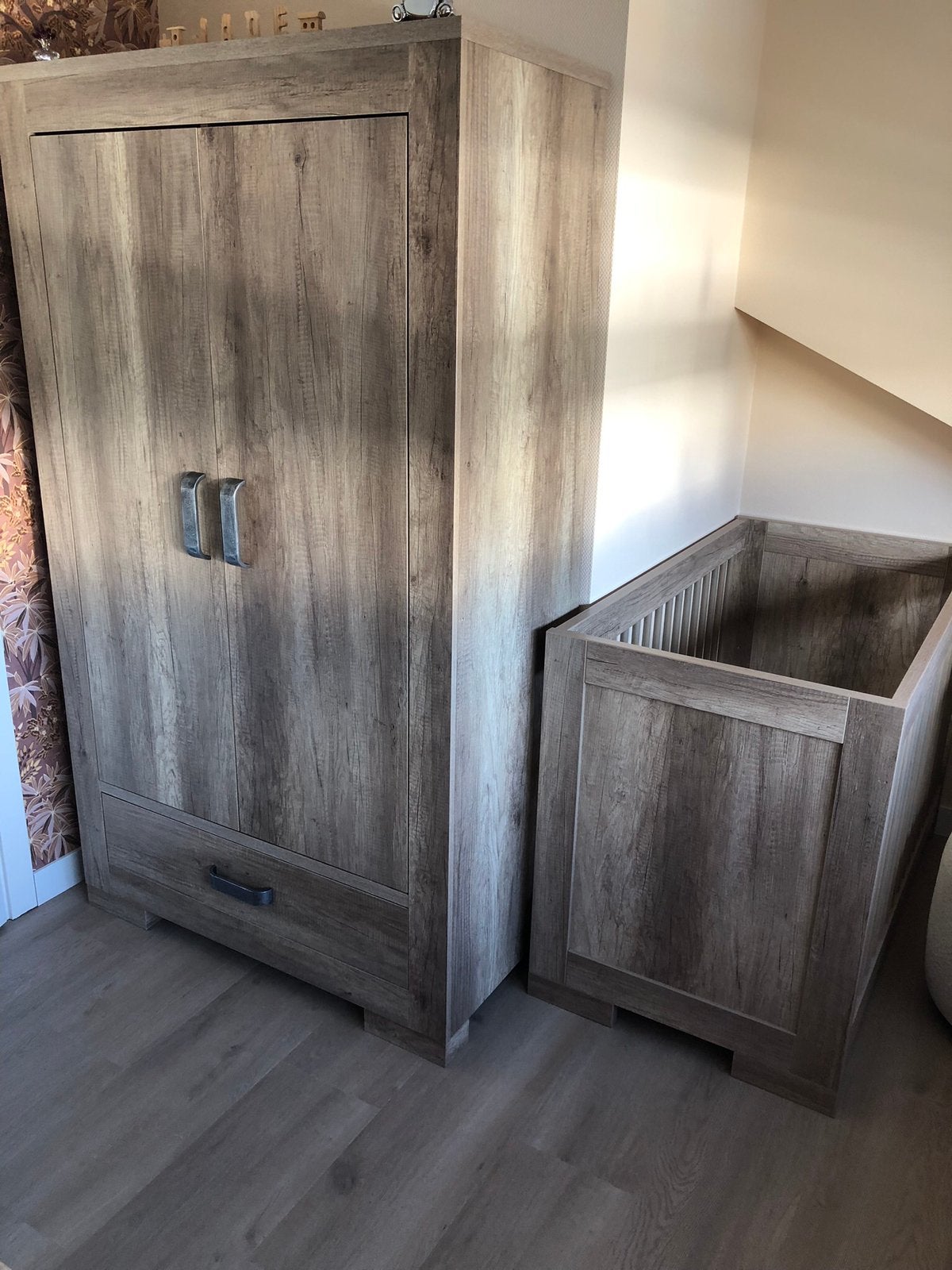 Baby kamer, commode, ledikant en kast, Ophalen, 50 tot 70 cm, 105 cm of meer, 100 cm of meer