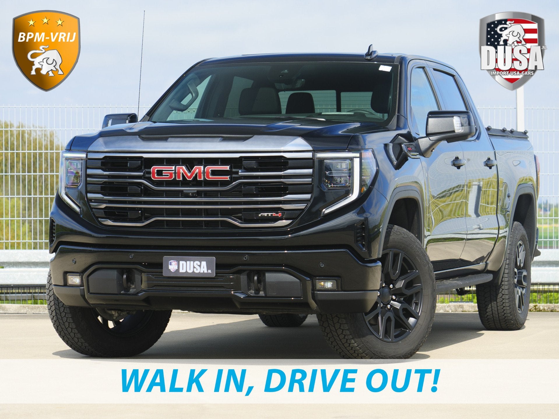 GMC Sierra 1500 | AT4 | 6.2L V8 | 360 Camera | Head-up displ, Auto's, Automaat, Parkeersensor, Zwart, 2525 kg