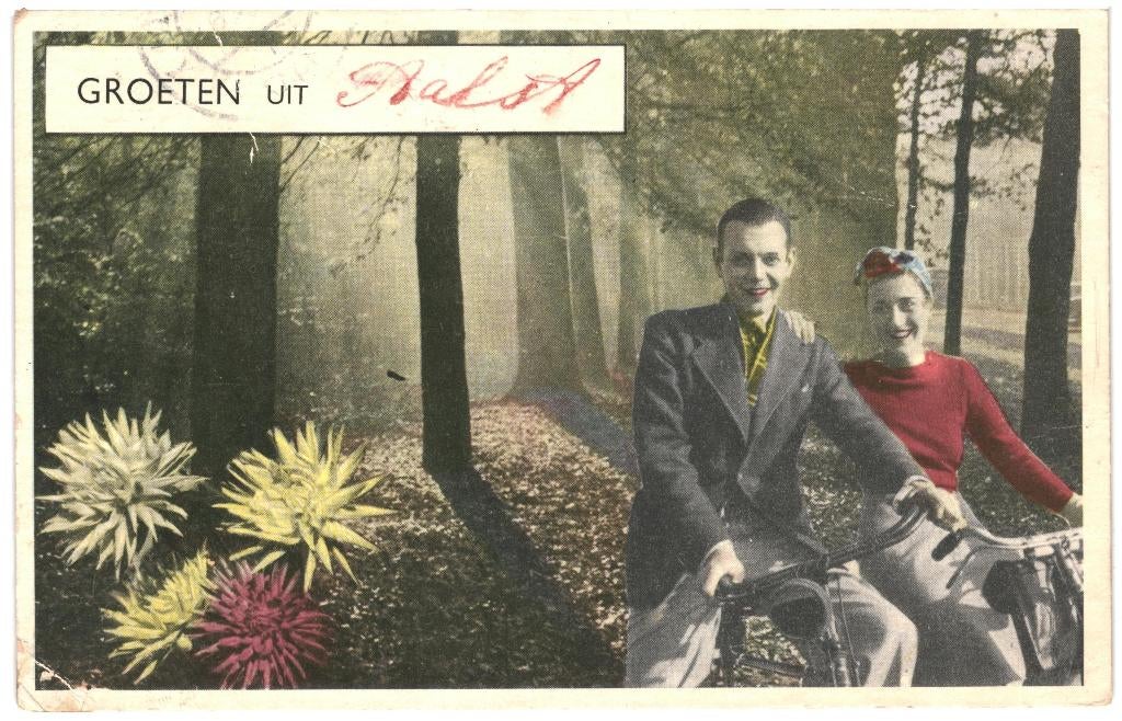 967380 Groeten uit Aalst 1947 Postzegel afgeweekt, Ophalen of Verzenden, 1940 tot 1960, Gelopen, Gelderland
