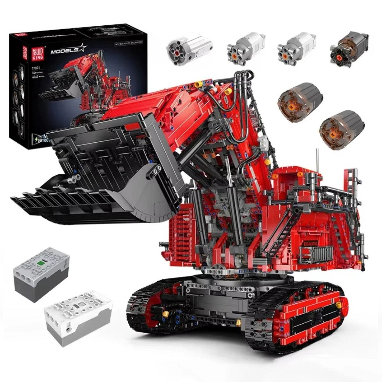 NIEUWE Mould King 17071 "Lego" Technic Graafmachine 4700pc, Ophalen of Verzenden, Nieuw, Overige merken