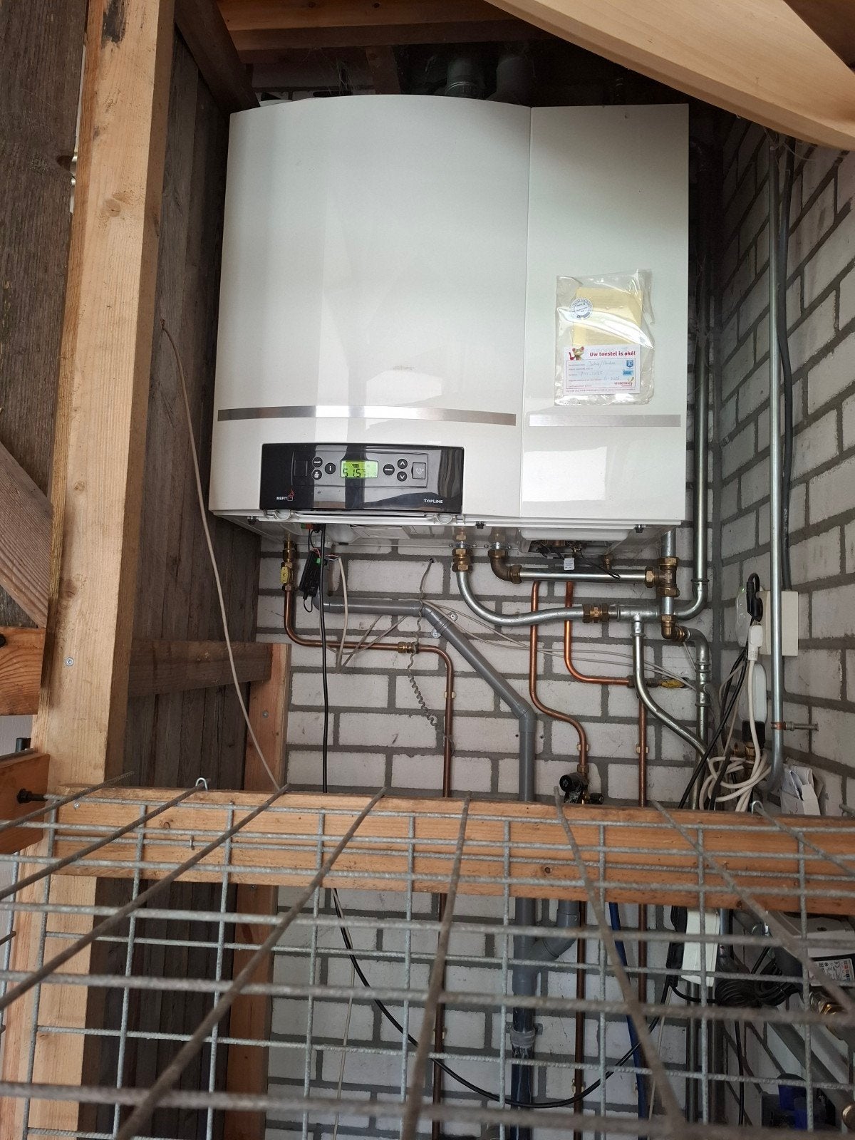 HR combi-ketel Nefit Topline, Doe-het-zelf en Verbouw, Ophalen, Gebruikt, Hoog rendement (Hr), Cv-ketel of Combi-ketel