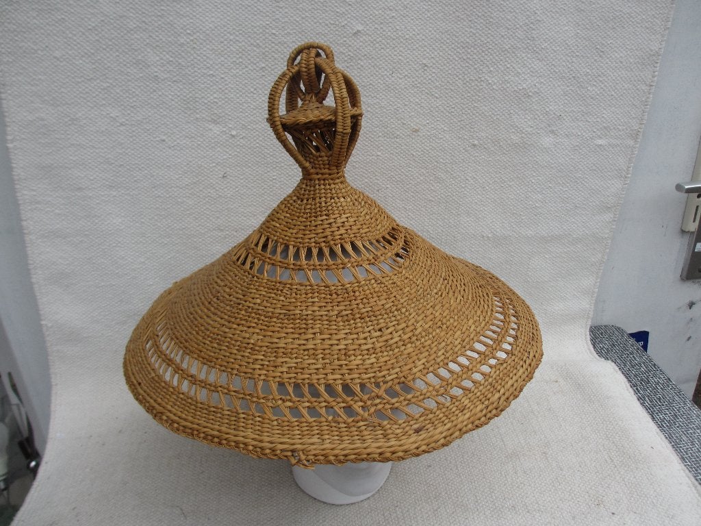 Lesotho mokorotlo traditionele hoed Basotho-bevolking, Antiek en Kunst, Kunst | Niet-Westerse kunst, Ophalen of Verzenden