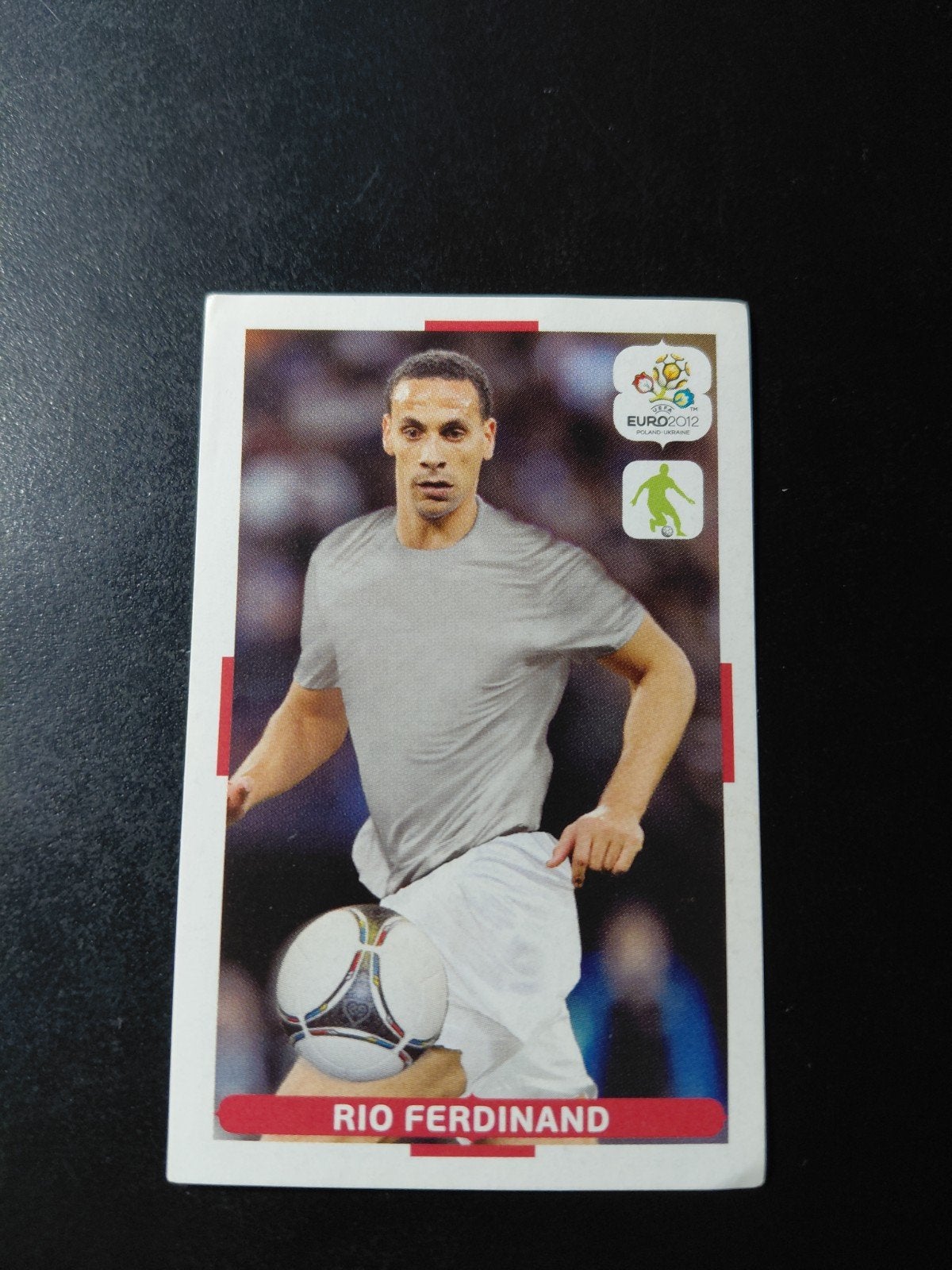 rio ferdinand (engeland) panini ek 2012, Verzenden, Nieuw, Buitenlandse clubs, Poster, Plaatje of Sticker