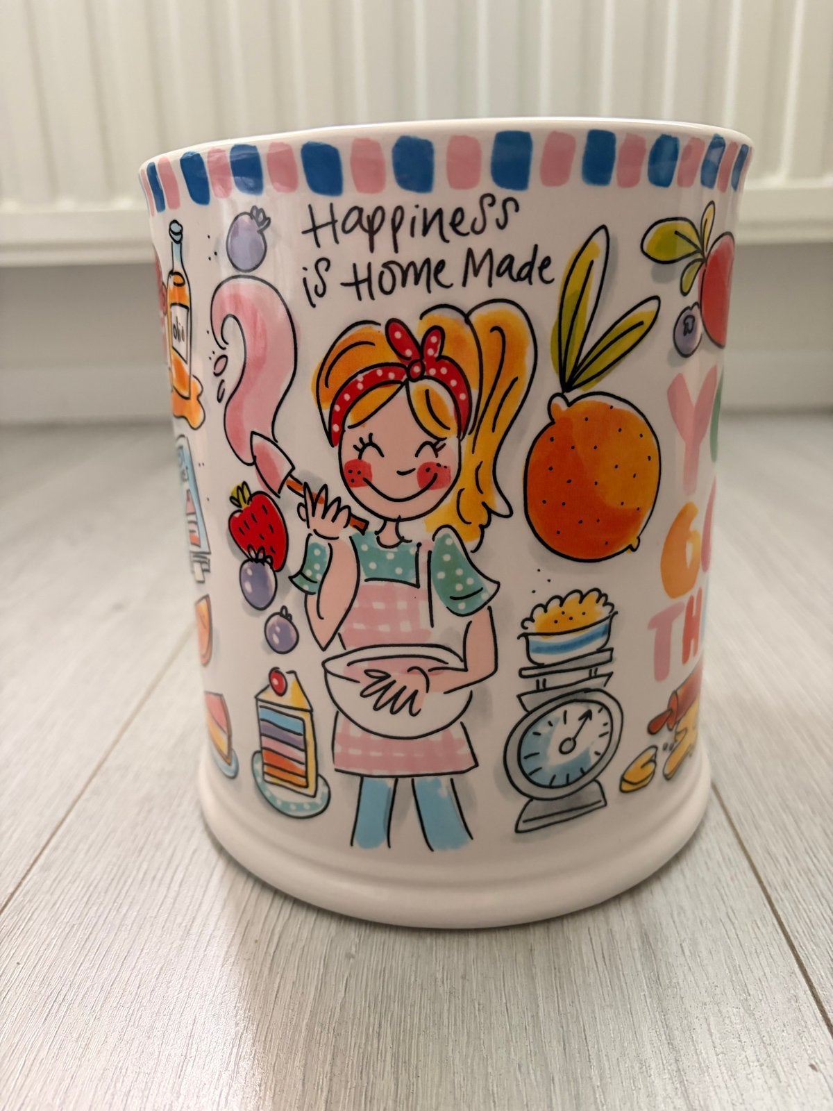 Leuke pot met bakthema - nieuw, Blond Amsterdam, Ophalen of Verzenden, Zo goed als nieuw, Voorraadpot