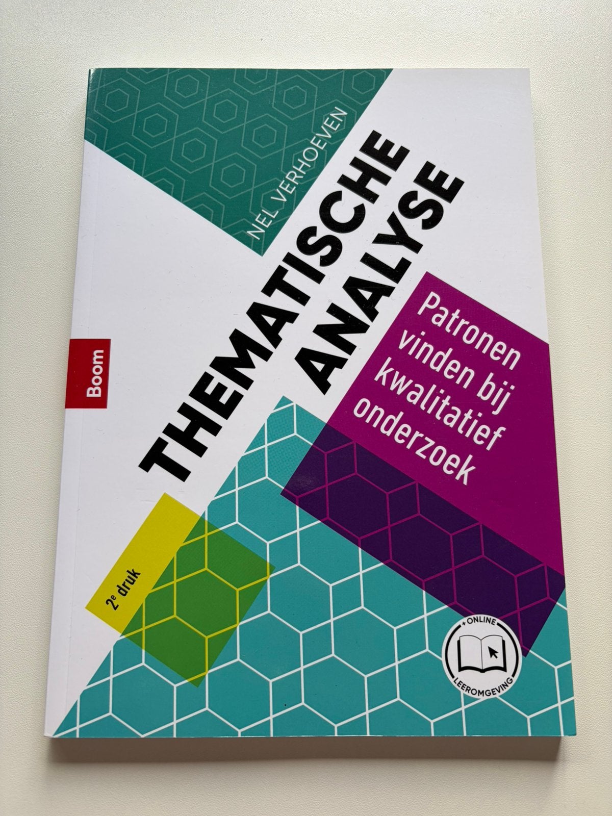 Boek: Thematische Analyse - Nel Verhoeven, Boeken, Ophalen of Verzenden, Beta, Zo goed als nieuw, HBO
