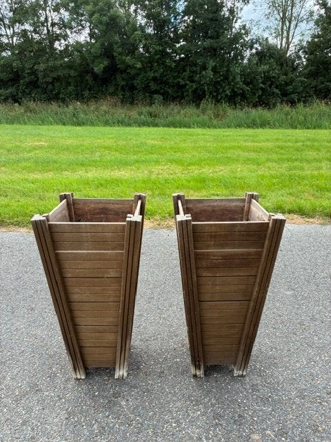 bloembakken, Tuin en Terras, Bloembakken en Plantenbakken, Ophalen, Gebruikt, 60 cm of meer, Rechthoekig