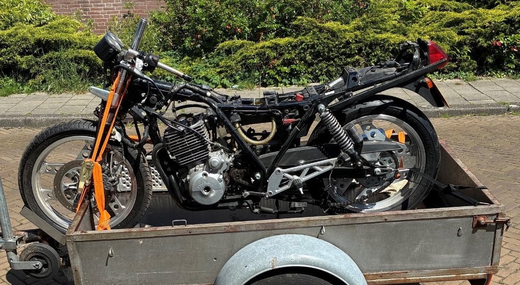 Honda xbr500 in onderdelen, Ophalen, Gebruikt