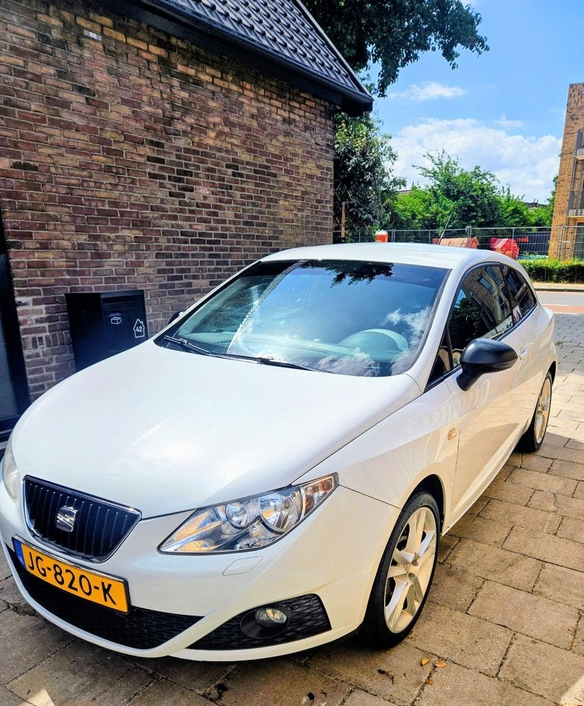 Seat Ibiza 1.2 TSI 77KW 2011 Wit I APK tot januari 2027, Voorwielaandrijving, Euro 5, Stof, 40 €/maand