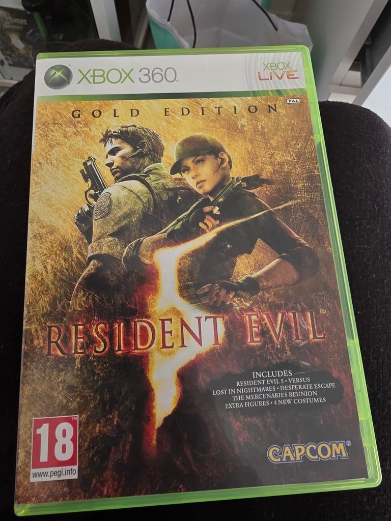 Resident Evil 5 Gold Edition Xbox 360, Online, Vanaf 18 jaar, Shooter, 2 spelers