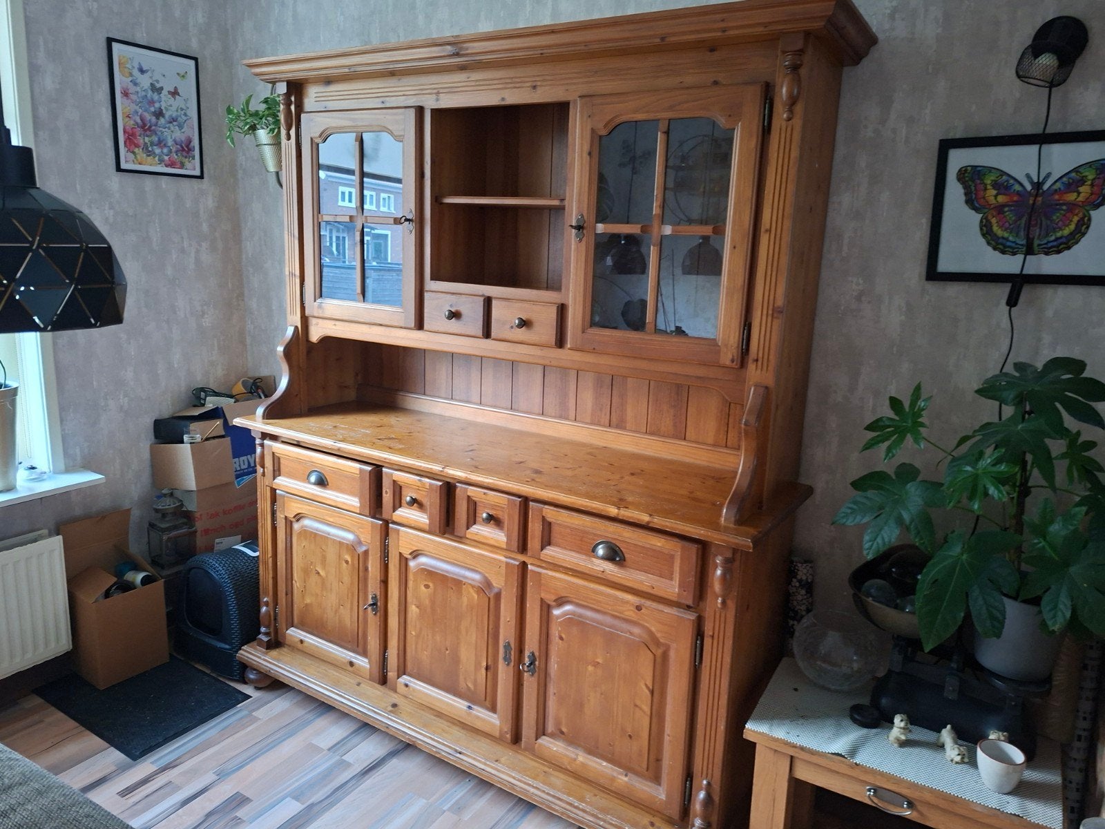 Gratis op te halen: Houten kast (168x200 cm), Huis en Inrichting, Ophalen of Verzenden, Gebruikt