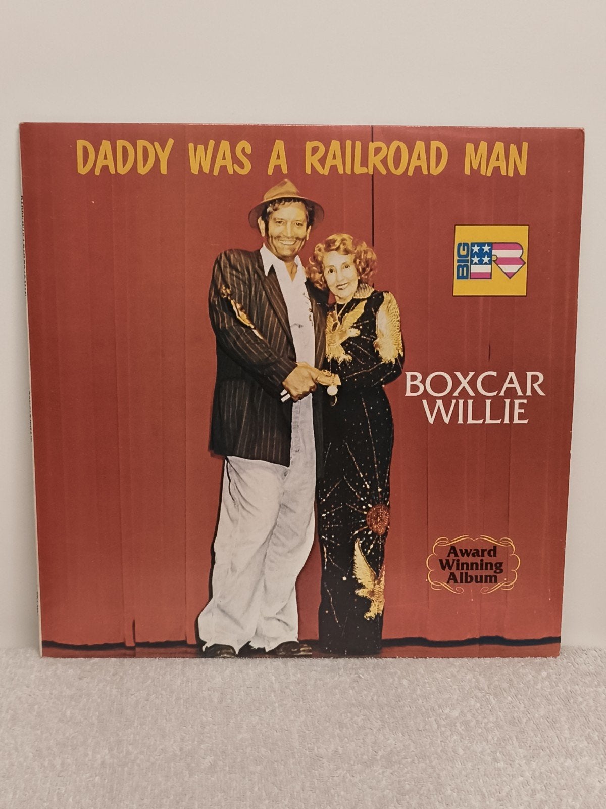 Boxcar Willie - Daddy Was A Railroad Man LP (1979), LP, Gebruikt, Ophalen of Verzenden, Country