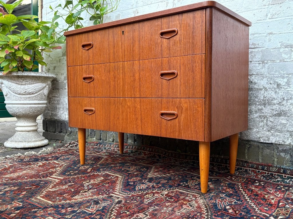 Zweedse - smi Laden kastje / dressoir retro vintage jaren 60, Huis en Inrichting, Ophalen, Gebruikt, Deens design - Scandinavisch - Pastoe - Louis van Teeffelen