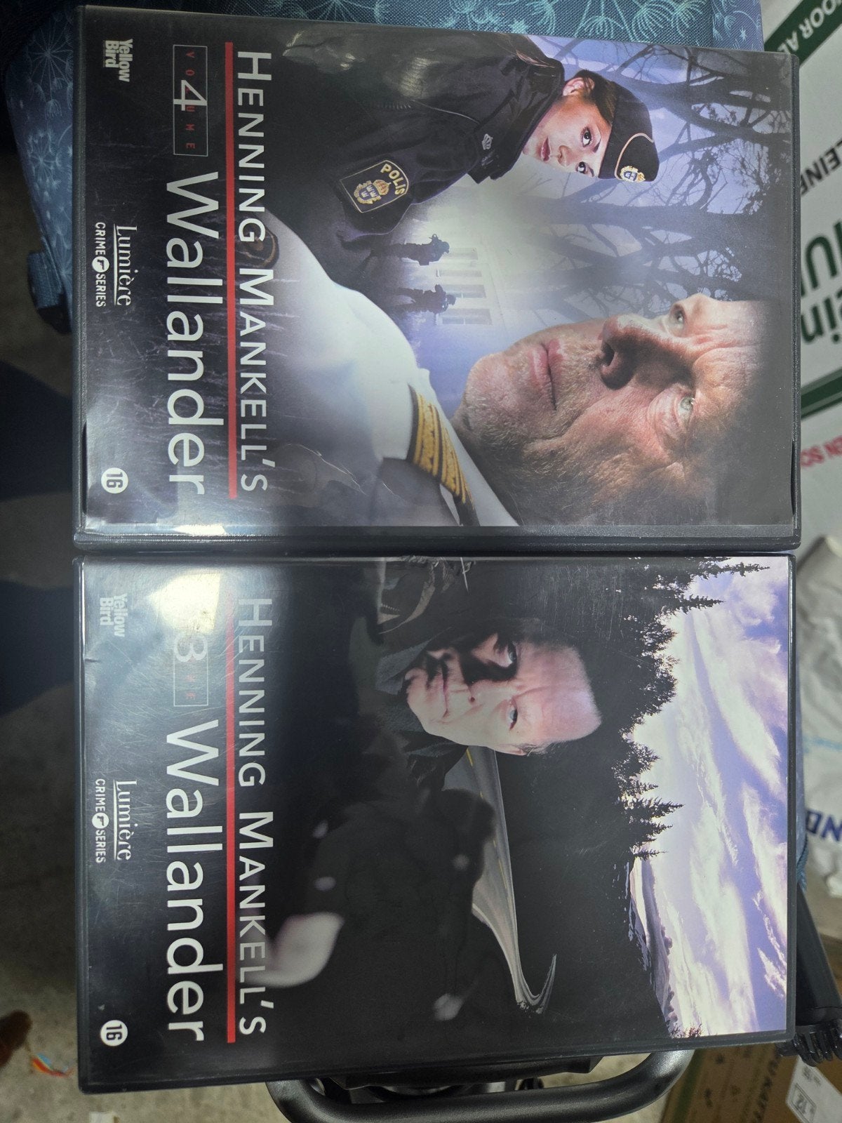 Henning Mankell's Wallander - Deel 3 & 4 DVD Boxset, Gebruikt, Vanaf 16 jaar, Misdaad, Ophalen of Verzenden