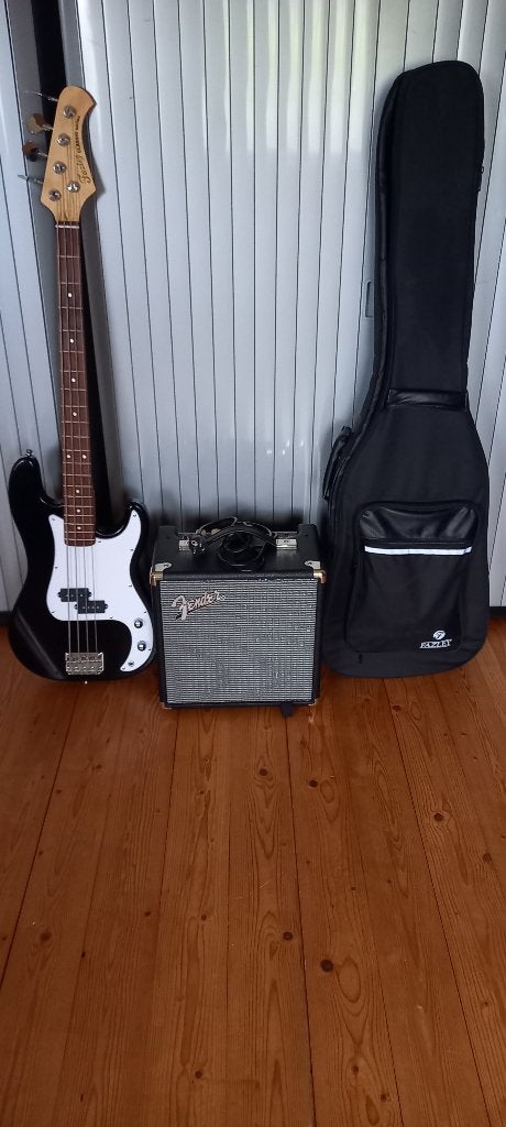 basgitaar set voor beginners, Ophalen, Zo goed als nieuw, Elektrisch