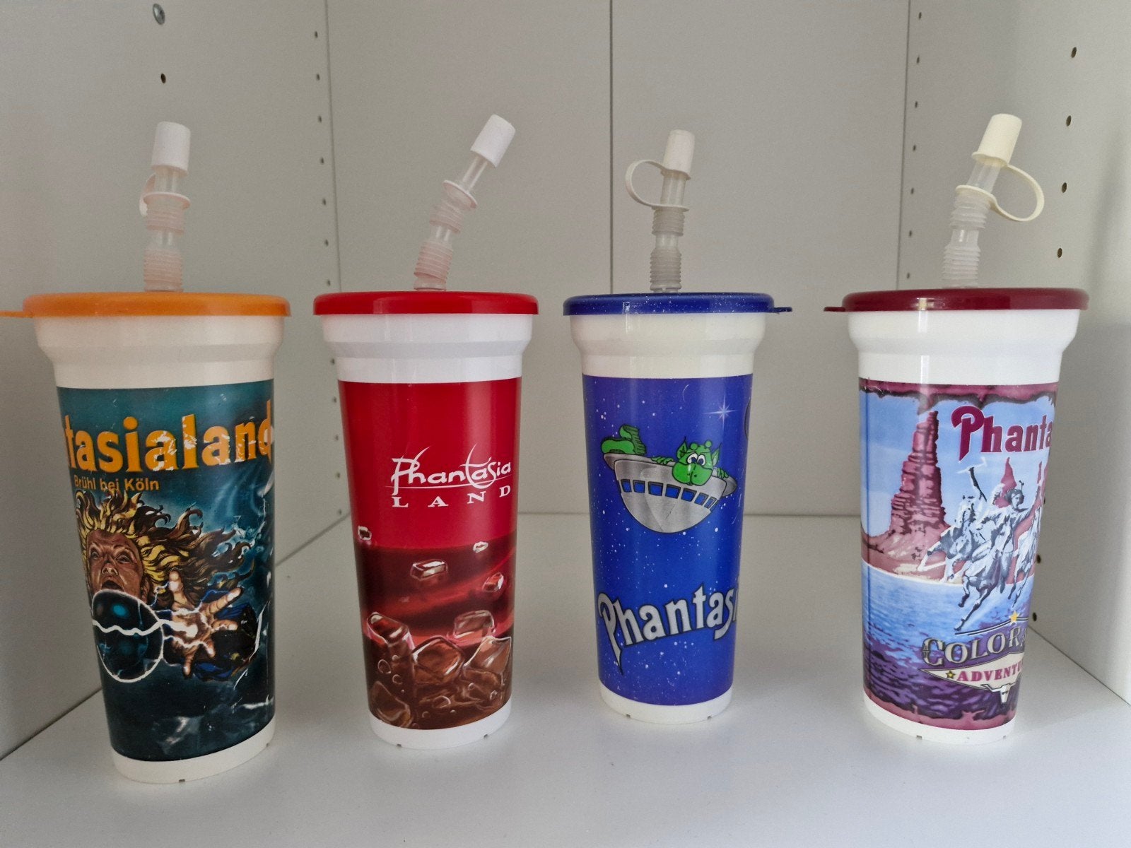 phantasialand drink bekers, Tickets en Kaartjes, Eén persoon, Ticket of Toegangskaart