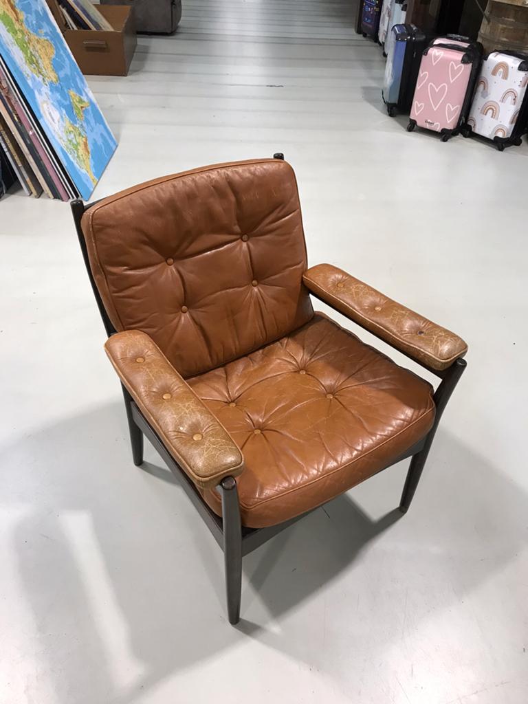 G-Mobel fauteuil vintage retro Zweden 1960s, Huis en Inrichting, Fauteuils, Gebruikt, H, U, 75 tot 100 cm