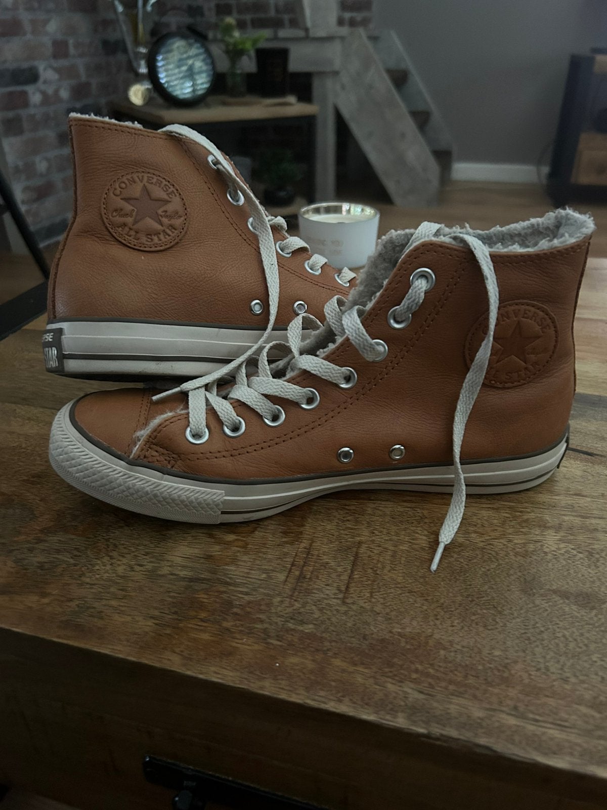 Converse Allstars schoenen maat 40 ZGAN, Bruin, Ophalen of Verzenden, Sneakers of Gympen, Zo goed als nieuw