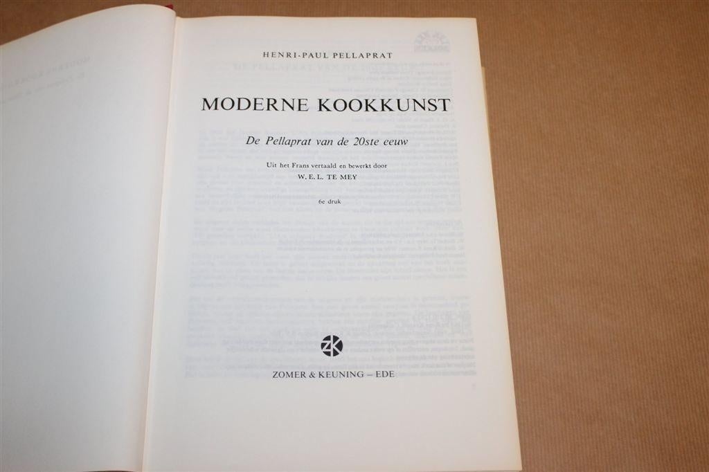 Moderne Kookkunst — Pellaprat, 810 pag Naslagwerk 1981, Boeken, Kookboeken, Ophalen of Verzenden, Gelezen, Italië
